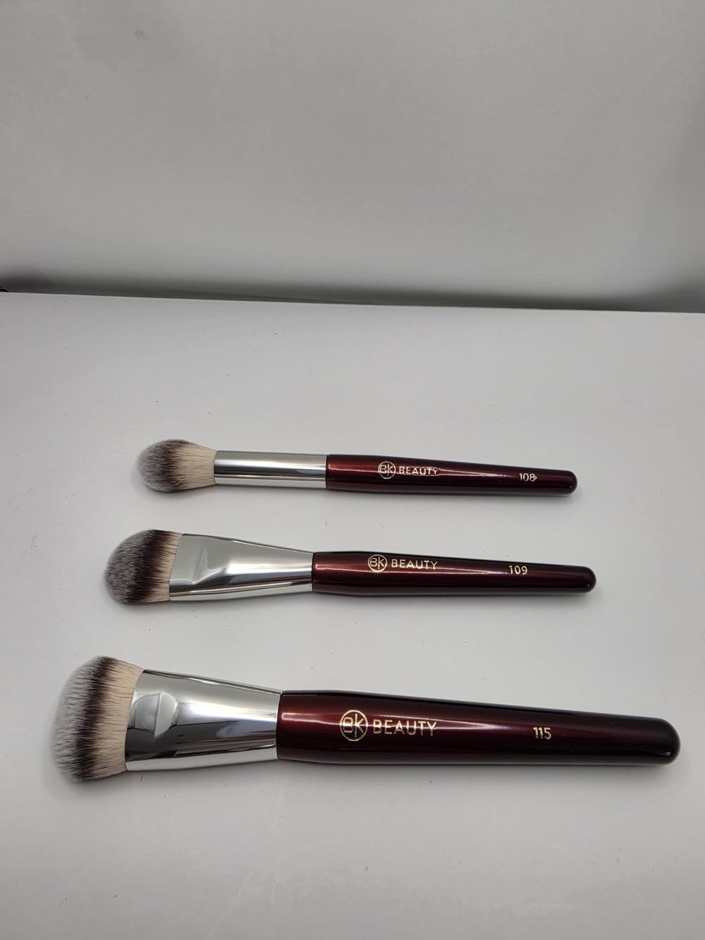 BK Beauty 3-Piece Makeup Brush BUNDLE SET